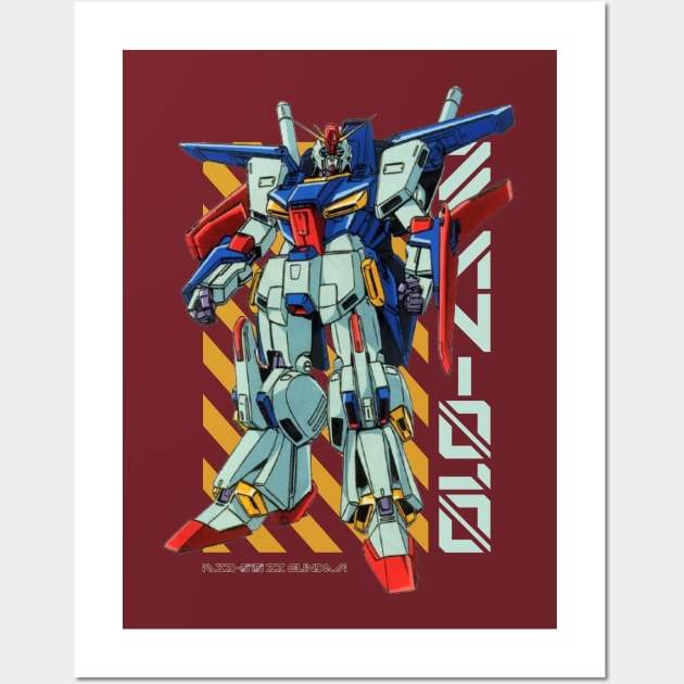 ZZ Gundam Wall Art by Shapwac12